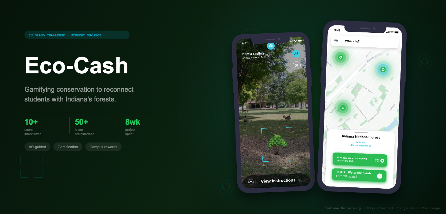 Eco-Cash — gamifying conservation for Indiana students